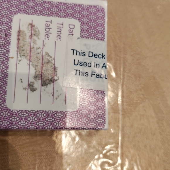 Purple Patterned Playing Cards - Picture 2 of 6